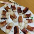 ナーリ's cooksnap of when they made もっちりおつまみ♡美味しい餅ベーコン巻き.