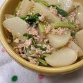 とりけらとっぷす's cooksnap of when they made かぶの鶏そぼろあんかけ.