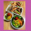 ルぴあ's cooksnap of when they made かぼちゃと春菊のサラダ　.