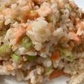 ぐりtoぐら's cooksnap of when they made ふんわり炒り卵とふわふわ鮭の簡単炒飯♪.
