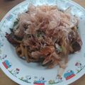 空遥☆ましゃlove's cooksnap of when they made 我が家の焼きうどん ♪（牛肉しょうゆ味）.