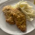 Yokchina's cooksnap of when they made 油で揚げずにオーブンでとんかつ(^_^).