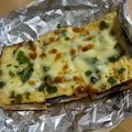ゆうたつママ's cooksnap of when they made 栃尾揚げの【ネギ味噌マヨピザ】.