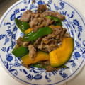 いかめし321's cooksnap of when they made 牛肉とかぼちゃのバターしょうゆ炒め.