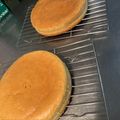 さうリリィ's cooksnap of when they made 簡単！材料3つでスポンジケーキ♪幼児にも.