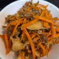 ゆるмαмα's cooksnap of when they made 常備菜にも♪まいたけと人参のきんぴら.