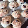 yuki♡70's cooksnap of when they made HMとお豆腐でスコーン？パン？.