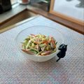 キンプリ's cooksnap of when they made ごま香る魚肉ソーセージ入りカラフルサラダ.
