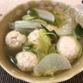 おじ☆さん's cooksnap of when they made 簡単❇鶏団子と白菜の鍋.
