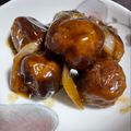 ♩キティ♩'s cooksnap of when they made 肉団子の黒酢あん.