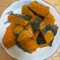 マシュマロ52's cooksnap of when they made 家の黄金比率で♪かぼちゃの煮物♡.