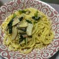 大ちゃん1109's cooksnap of when they made ランチに♪小松菜とベーコンの和風パスタ.