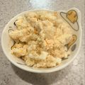 ぐ〜でたま's cooksnap of when they made 簡単！糖質offたらこと生おからのサラダ.