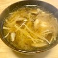 さすらい's cooksnap of when they made きのこと卵のおみそ汁.
