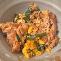 のらむーちょ's cooksnap of when they made 豚肉とにらとたまごの中華風炒め.