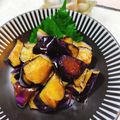 みっちゃん❇️68's cooksnap of when they made 揚げ焼き茄子のからし酢醤油和え.