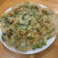 ママメイン！時々子供's cooksnap of when they made 長ネギ大量消費！もちもちネギ焼き.