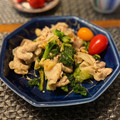 ちゃぴ♥'s cooksnap of when they made 菜の花と豚肉のマヨネーズ炒め.