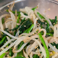 フレーム's cooksnap of when they made 簡単病みつき☆もやしとほうれん草のナムル.