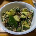 野菜係's cooksnap of when they made きゅうりとミョウガ大葉ショウガの浅漬け.