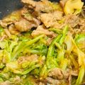 さんちゃん（╹◡╹）'s cooksnap of when they made 材料2つ☆豚こまキャベツオイスター炒め。.