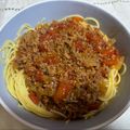 柴犬のお顔☆'s cooksnap of when they made 簡単我が家☆みんな大好きミートスパゲティ.