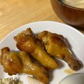 緑の人魚's cooksnap of when they made 夫が絶賛〜‼手羽元の照り焼き♡.