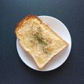 WOODs´'s cooksnap of when they made 辛子マヨと粉チーズのトースト♬.
