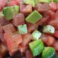 えーこ's cooksnap of when they made アボカドとトマトのサラダ.