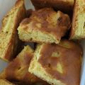 mamayan's cooksnap of when they made HMで☆りんごとさつまいもの天板ケーキ.