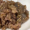 yummy?'s cooksnap of when they made こんにゃくと牛肉(豚肉）のピリ辛炒め.