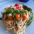 ＠ももこ's cooksnap of when they made ❥トマトとツナの混ぜるだけde冷製パスタ.