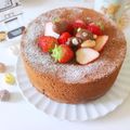 nagachan❀'s cooksnap of when they made チョコレートシフォンケーキ.
