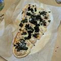ラリー＆サラ's cooksnap of when they made ナンちゃってピザ③もち明太ツナマヨ.