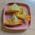 黒ひつじ亭's cooksnap of when they made かぶと春巻き♩子供の日に♩折り方写真つき.