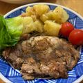 Remtan's cooksnap of when they made オニオンソースが決め手～ポークステーキ☆.