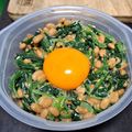 miko☆もち's cooksnap of when they made ゴマ油が決めて！ほうれん草の納豆あえ♪.