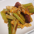 ヨシヨッシー's cooksnap of when they made アスパラとウィンナーの卵炒め.