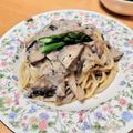 山ばあば's cooksnap of when they made マッシュルームのクリームパスタ.