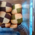 みやっぺママ's cooksnap of when they made 抹茶と塩バターのアイスボックスクッキー.