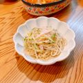うす味さん's cooksnap of when they made レンジで5分♪もやしと春雨の中華サラダ.