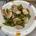 ミアンミアン's cooksnap of when they made 甘唐辛子☆鶏肉塩炒め.