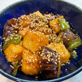 MizuhoBank's cooksnap of when they made 厚揚げと茄子のきんぴら.