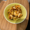 peanutsss's cooksnap of when they made 簡単★むきえび＆れんこんのオイマヨ炒め.