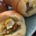 MULA's cooksnap of when they made ローソンのＬチキでボリュームサンドイッチ.