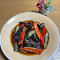 chi−ちゃん's cooksnap of when they made ポン酢で簡単！茄子とパプリカの揚げ浸し♪.