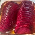 トコタン's cooksnap of when they made 常備菜✽紅しぐれ大根(赤大根)甘酢漬け.