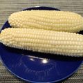 由美's cooksnap of when they made ★簡単★皮付きとうもろこし！レンジでチン.