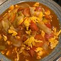 あいぇな's cooksnap of when they made トマト卵レタスの炒め物.
