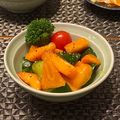 ちゃぴ♥'s cooksnap of when they made 柿のみぞれ胡瓜マリネ.